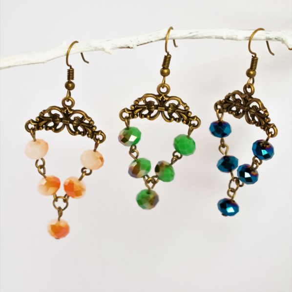 Boucles d’oreilles en arabesque
