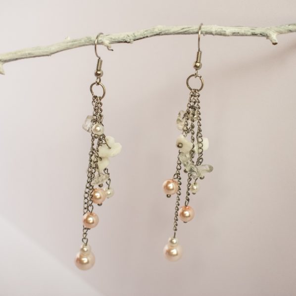 Boucles d’oreilles corailles