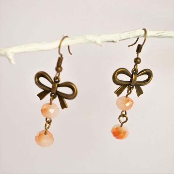 Boucles d’oreilles nœud-papillon